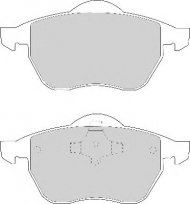 Комплект тормозных колодок NECTO FD6632A