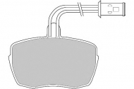 Комплект тормозных колодок NECTO FD6261E
