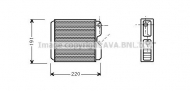 Теплообменник AVA QUALITY COOLING OL6243