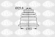 Комплект пыльника SASIC 4003458