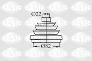 Комплект пыльника SASIC 9004683