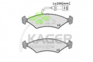 Комплект тормозных колодок KAGER 35-0418