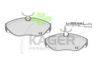 Комплект тормозных колодок KAGER 35-0631