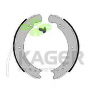 Комлект тормозных накладок KAGER 34-0505