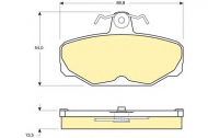 Комплект тормозных колодок GIRLING 6104721