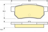 Комплект тормозных колодок GIRLING 6107759