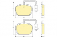Комплект тормозных колодок GIRLING 6107836