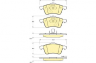 Комплект тормозных колодок GIRLING 6112822