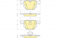Комплект тормозных колодок GIRLING 6114992