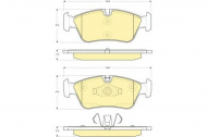 Комплект тормозных колодок GIRLING 6116252