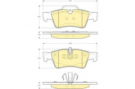 Комплект тормозных колодок GIRLING 6116432