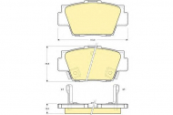 Комплект тормозных колодок GIRLING 6130399