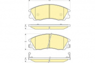 Комплект тормозных колодок GIRLING 6132999
