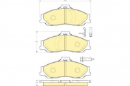 Комплект тормозных колодок GIRLING 6133539