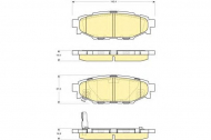 Комплект тормозных колодок GIRLING 6133739