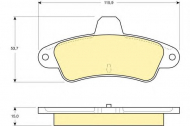 Комплект тормозных колодок GIRLING 6140843
