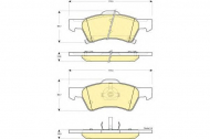 Комплект тормозных колодок GIRLING 6141292