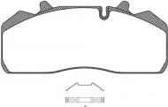 Комплект тормозных колодок KAWE JCA894.00