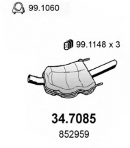 Амортизатор ASSO 34.7085