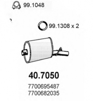Амортизатор ASSO 40.7050