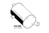 Амортизатор ASSO 510.7025