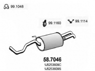 Амортизатор ASSO 58.7046