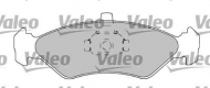 Комплект тормозных колодок VALEO 597567