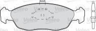 Комплект тормозных колодок VALEO 598074