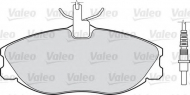 Комплект тормозных колодок VALEO 598069