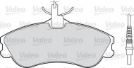 Комплект тормозных колодок VALEO 598326