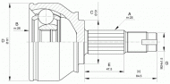 Шарнирный комплект OPEN PARTS CVJ5647.10