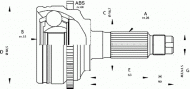 Шарнирный комплект OPEN PARTS CVJ5683.10
