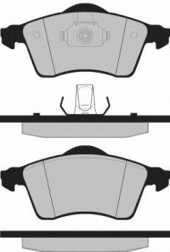 Комплект тормозных колодок Brake ENGINEERING PA1163