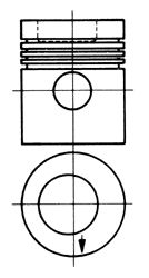 Поршень KOLBENSCHMIDT 93712600