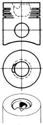 Поршень KOLBENSCHMIDT 92995600