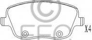 Комплект тормозных колодок EEC BRP1252
