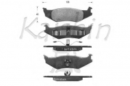 Комплект тормозных колодок KAISHIN D10024
