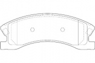 Комплект тормозных колодок WAGNER WBP24083A