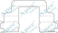 Комплектующие APEC braking KIT1130