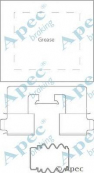 Комплектующие APEC braking KIT1187