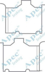Комплектующие APEC braking KIT323