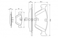 Комплект тормозных колодок BOSCH 0 986 424 351