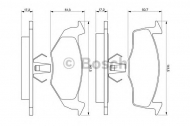 Комплект тормозных колодок BOSCH 0 986 424 361