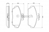 Комплект тормозных колодок BOSCH 0 986 424 566