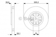 Тормозной диск BOSCH 0 986 479 291
