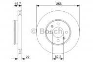 Тормозной диск BOSCH 0 986 479 367