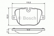 Комплект тормозных колодок BOSCH 0 986 494 409
