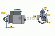 Стартер BOSCH 0 001 107 082
