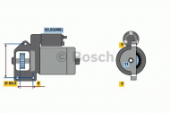 Стартер BOSCH 0 001 148 009