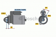 Стартер BOSCH 0 001 314 027
